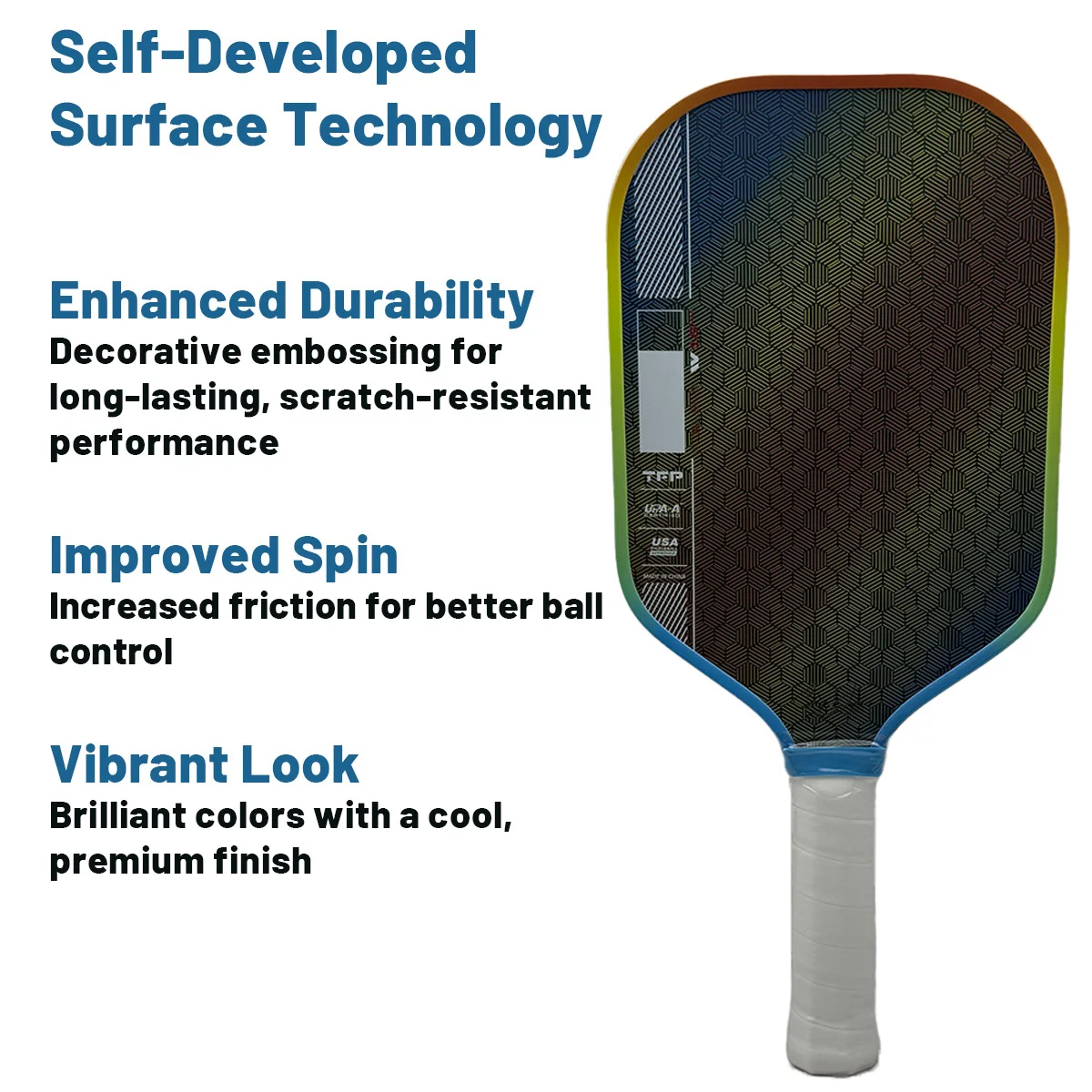 Professional T700 Carbon Fiber Pickleball Paddle Fourth Generation Honeycomb Core Board for Sports And Fitness - Image 8