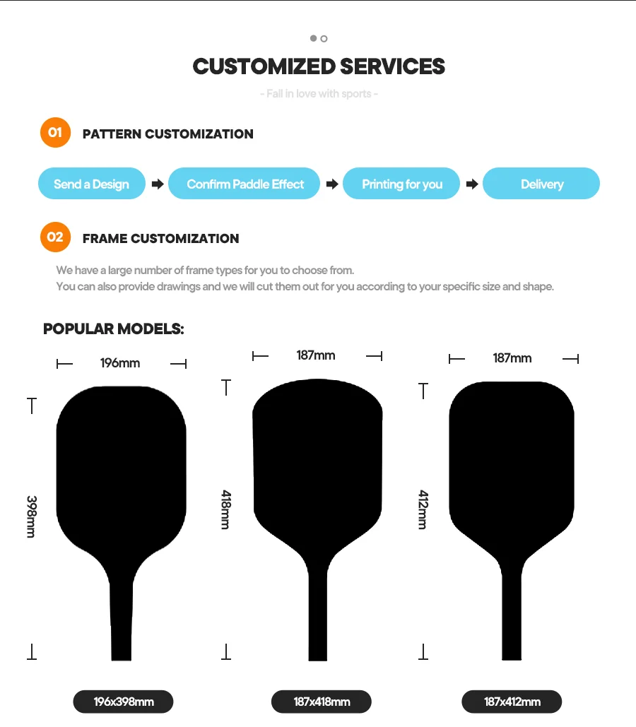 Factory Direct Sale New Gearbox Series Pickleball Paddle Pro Ultimate Elongated SST Core Pickleball Paddle for Unisex - Image 17